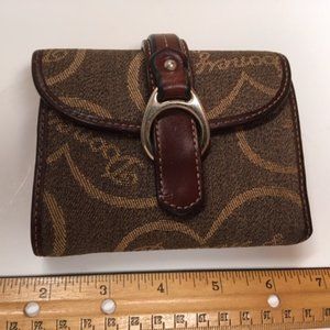 Dooney & Bourke Fabric & Leather Trifold Wallet